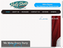 Tablet Screenshot of partyshotsorlando.com